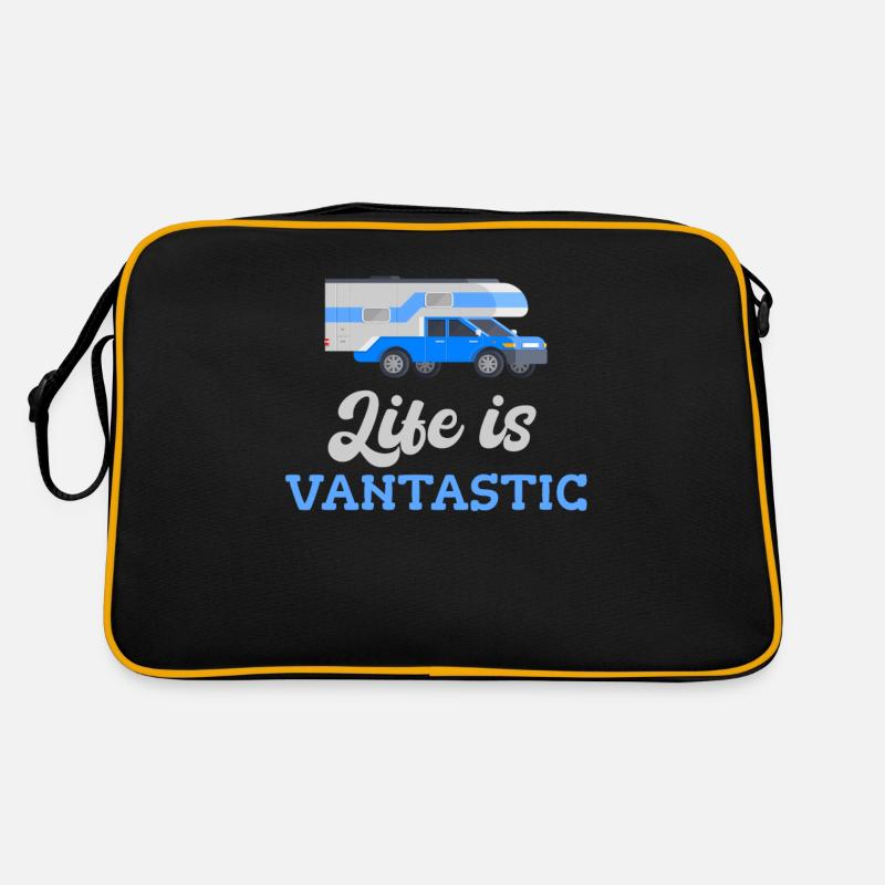 Life Is Vantastic Van Home Travelers Retro Bag