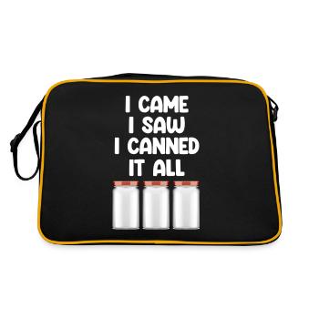 I came, I saw that I canned everything to - Retro Bag - black/gold - Back
