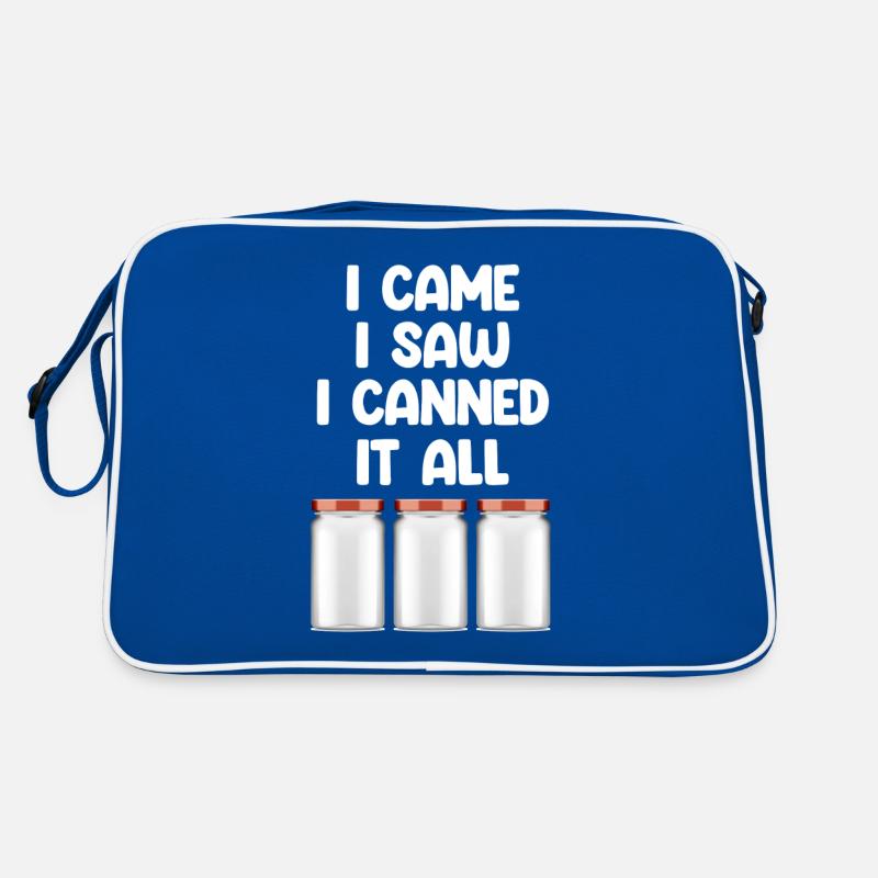 Je suis venu, j’ai vu que j’avais tout mis en conserve pour Sac Retro