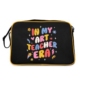 À l’époque de mon prof d’art, Groovy - Sac Retro - noir/or - Dos