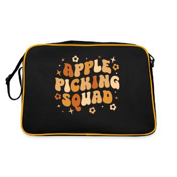 Apple Picking Season Harvest Crew Apple Picking - Retro Bag - black/gold - Back