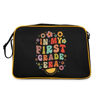 In My First Grade Era 1st Grade Groovy Vintage - Retro Bag - black/gold - Back