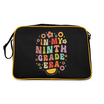 Dans ma neuvième année ère 9e année Groovy Vintage - Sac Retro - noir/or - Dos