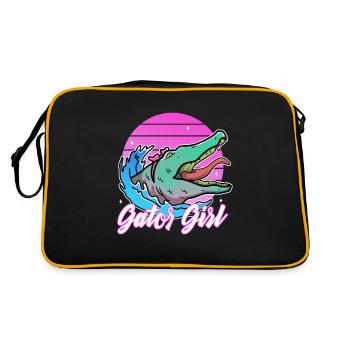 Gator Girl - Sac Retro - noir/or - Dos