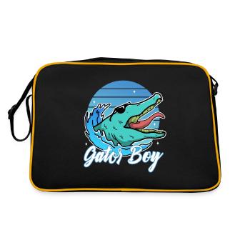 Gator Boy - Sac Retro - noir/or - Dos