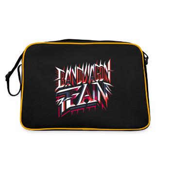 Bandwagon Fan 15 - Retro Bag - black/gold - Back