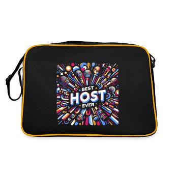 Best Host Ever 23 - Retro Bag - black/gold - Back