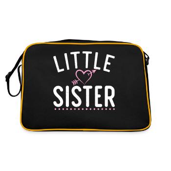 Cadeaux Petite Soeur - Sac Retro - noir/or - Dos