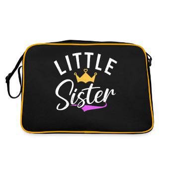 Cadeaux Petite Soeur - Sac Retro - noir/or - Dos