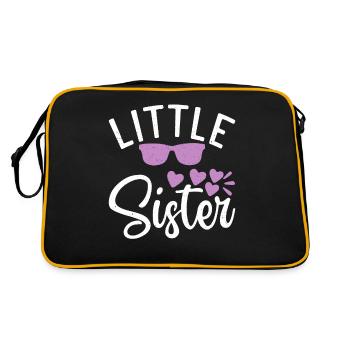 Cadeaux Petite Soeur - Sac Retro - noir/or - Dos
