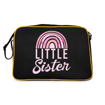 Cadeaux Petite Soeur - Sac Retro - noir/or - Dos