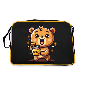 Miel d’ours - Sac Retro - noir/or - Dos