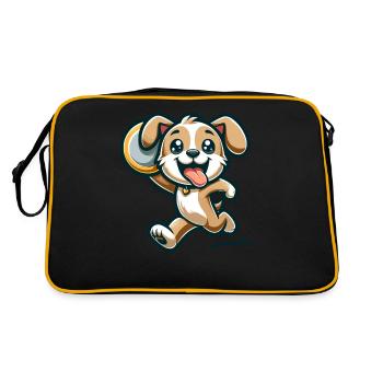 Agilité canine - Sac Retro - noir/or - Dos