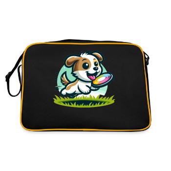 Agilité canine - Sac Retro - noir/or - Dos