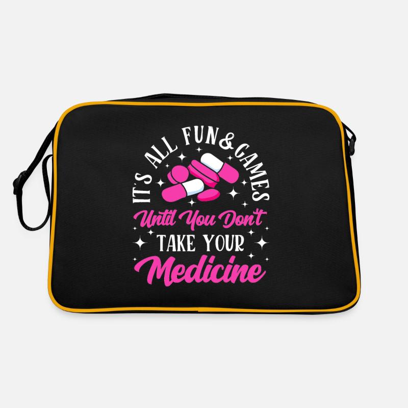 Funny Psychiatric Retro Bag
