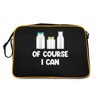 Bien sûr, je peux conserver la saison des conserves - Sac Retro - noir/or - Dos