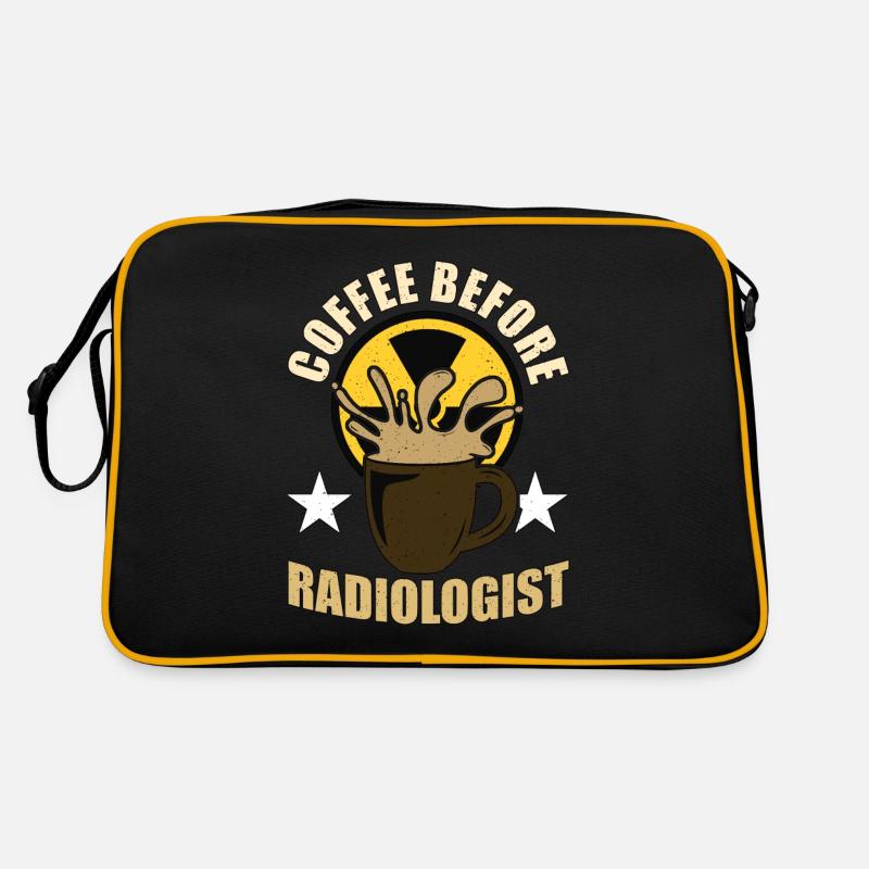 Radiologist Coffee Before Xray Tech Coffee Lover Retro Bag