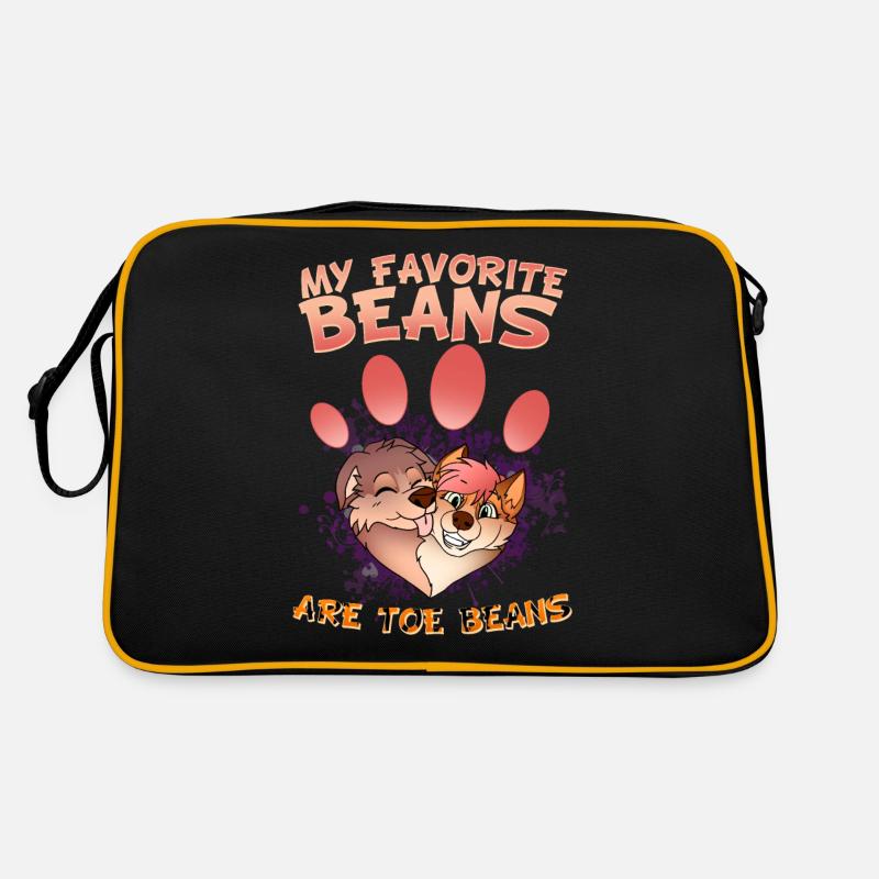 Mes haricots préférés sont les haricots d’orteil I Furry Fandom Sac Retro