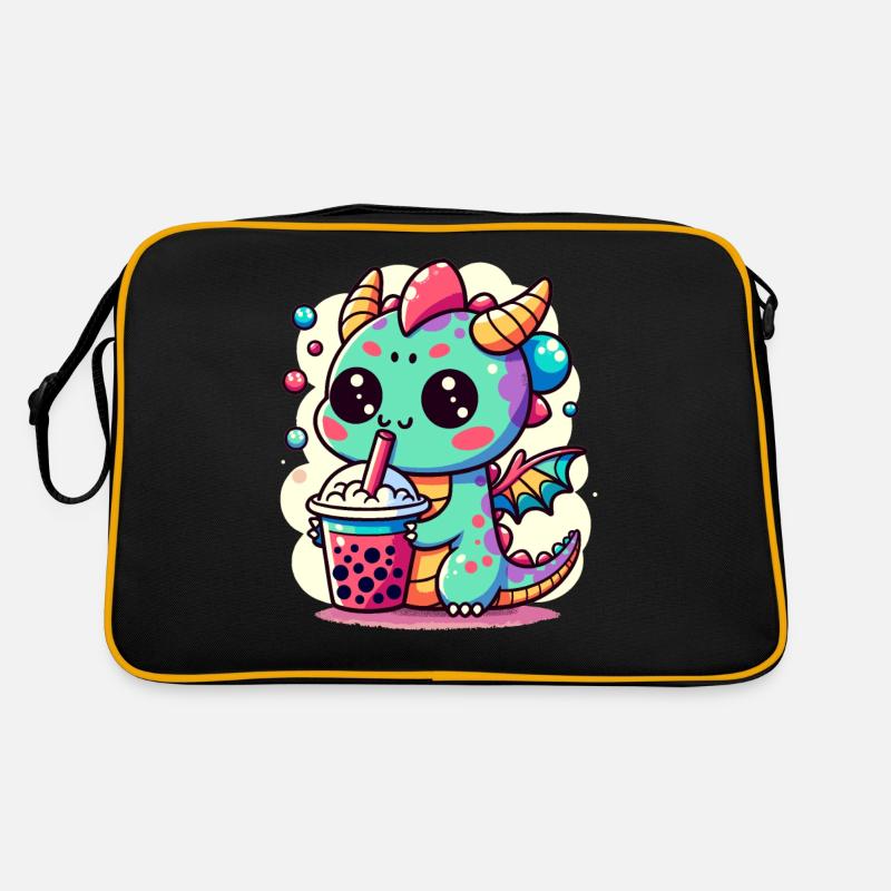 Boba Tee Drache Kawaii Retro Tasche
