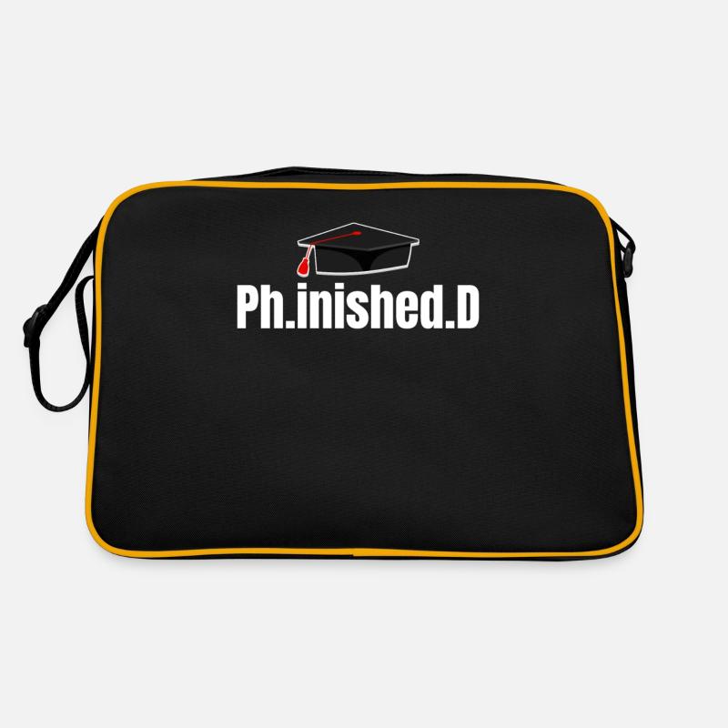 Ph.d. Ph.d. Doctorat Master Bachelor Sac Retro