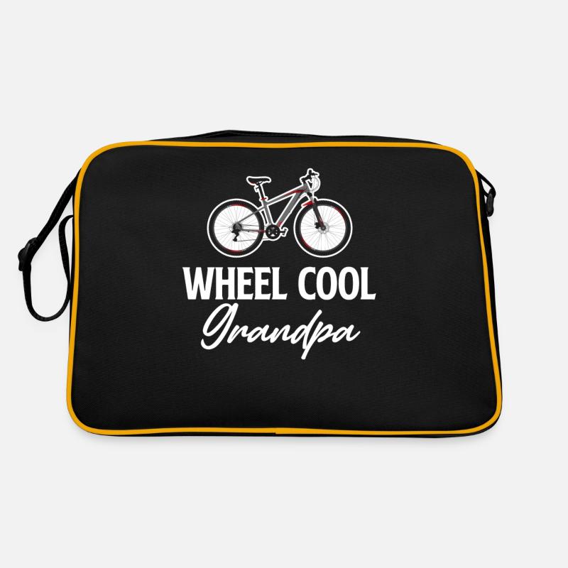 Rad Cool Opa Radfahren Cycopath Motorräder Retro Tasche