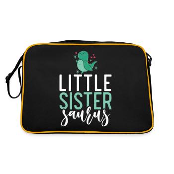 Cadeaux Petite Soeur - Sac Retro - noir/or - Dos
