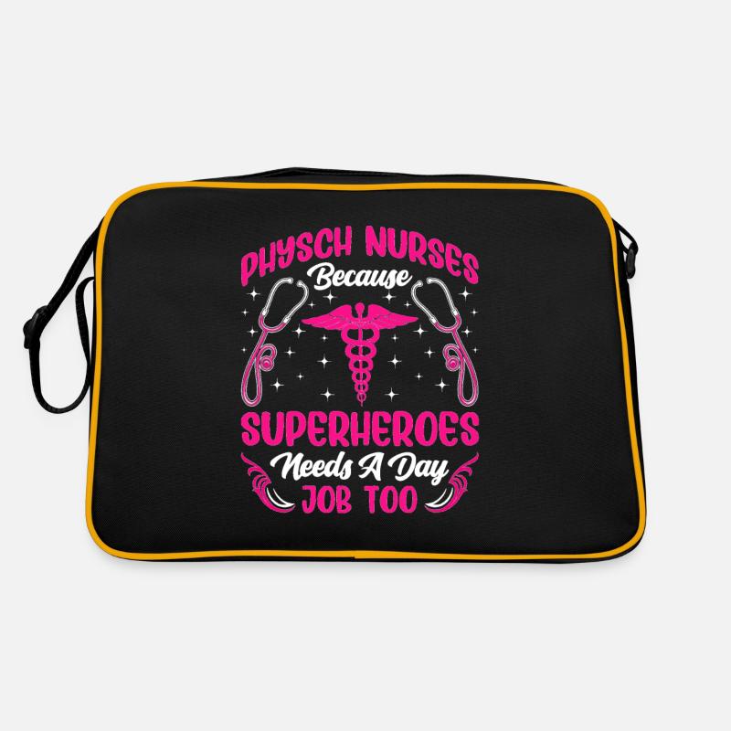 Funny Psychiatric Retro Bag