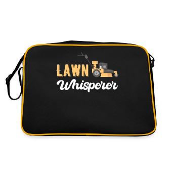 Lawn Whisperer Entretien de pelouse drôle Jardinage - Sac Retro - noir/or - Dos