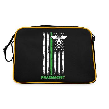 Apothicaire apothicaire apothicaire pharmacie cadeau - Sac Retro - noir/or - Dos