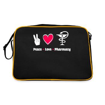 Apothicaire apothicaire apothicaire pharmacie cadeau - Sac Retro - noir/or - Dos
