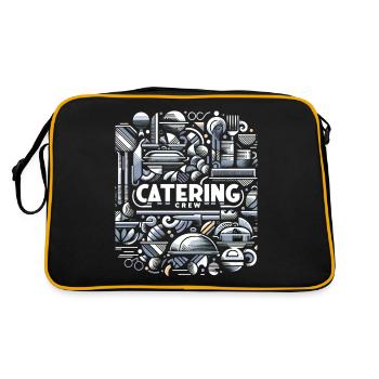 Catering Crew 6 - Retro Bag - black/gold - Back