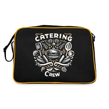 Catering Crew 5 - Retro Bag - black/gold - Back
