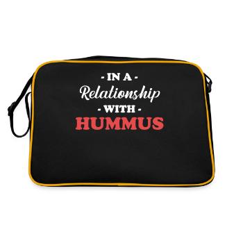 En relation avec le houmous sans gluten - Sac Retro - noir/or - Dos