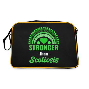Stronger than scoliosis back support - Retro Bag - black/gold - Back