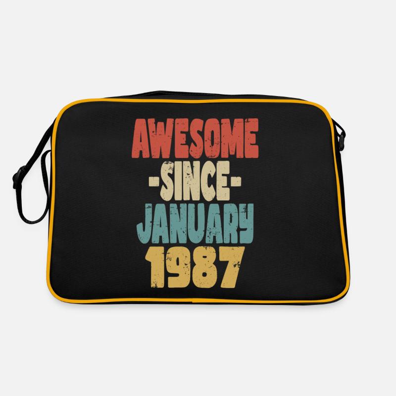 Génial janvier 1987 Sac Retro