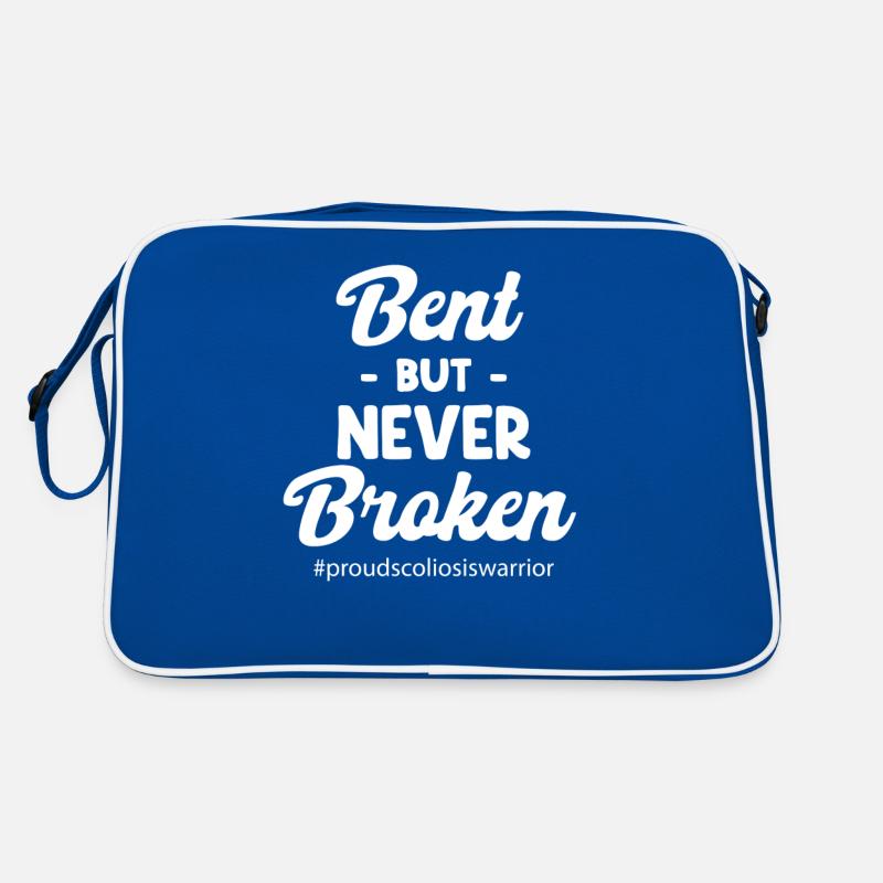 Courbé, mais jamais cassé Sac Retro