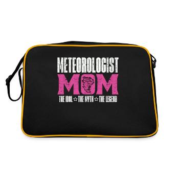 Meteorologist Mom The Idol The Myth Storm Hunter - Retro Bag - black/gold - Back