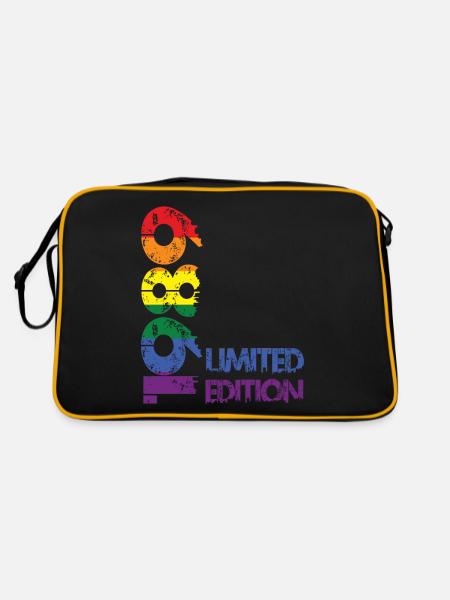 Édition limitée 1989 - Sac Retro - noir/or - Dos