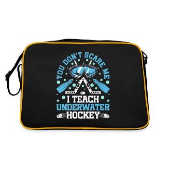 Ils ne me font pas peur, j’enseigne - Sac Retro - noir/or - Dos