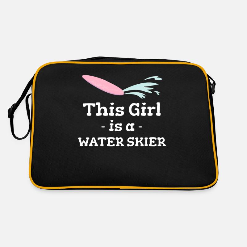 Dieses Mädchen Ist Ein Wasserskifahrer Jetski Retro Tasche