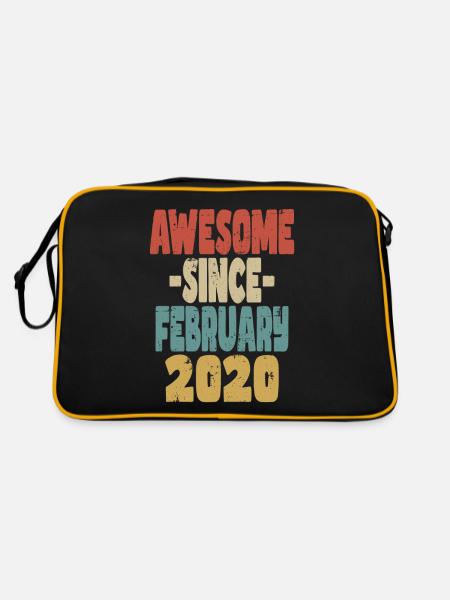 Génial février 2020 - Sac Retro - noir/or - Dos