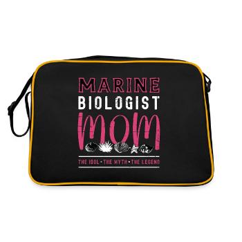 Marine Biologist Mom The Idol The Myth Ecologist - Retro Bag - black/gold - Back