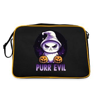 Costume d'Halloween Trick or Treat Chats - Sac Retro - noir/or - Dos