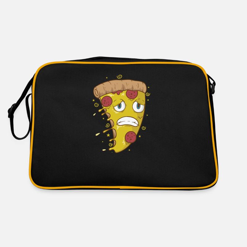 Pizza, salami and cheese is afraid Retro Bag