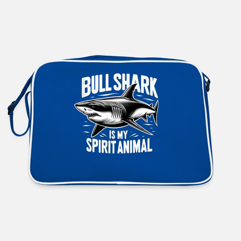 Le requin bouledogue est mon animal plongée sous-marine requins Sac Retro