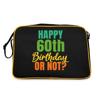Grandma Gifts - Retro Tasche - Schwarz/Gold - Hinten
