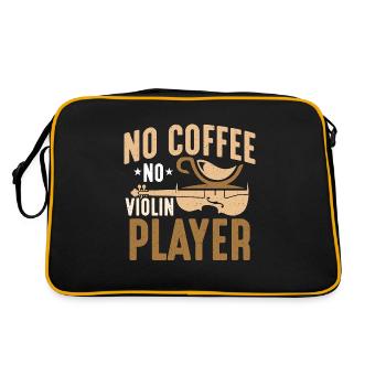 Violoniste Pas de café Pas d’instrument Amateur de café - Sac Retro - noir/or - Dos