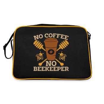 Apiculteur Pas de café Pas d’apiculteur Amateur de café - Sac Retro - noir/or - Dos