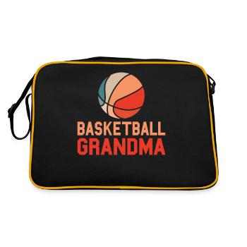 Grandma Gifts - Retro Tasche - Schwarz/Gold - Hinten