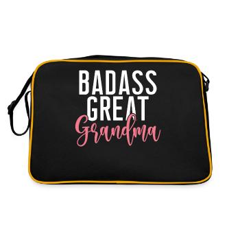 Cadeaux arrière-grand-mère - Sac Retro - noir/or - Dos